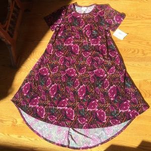 LulaRoe Flowery Carly dress